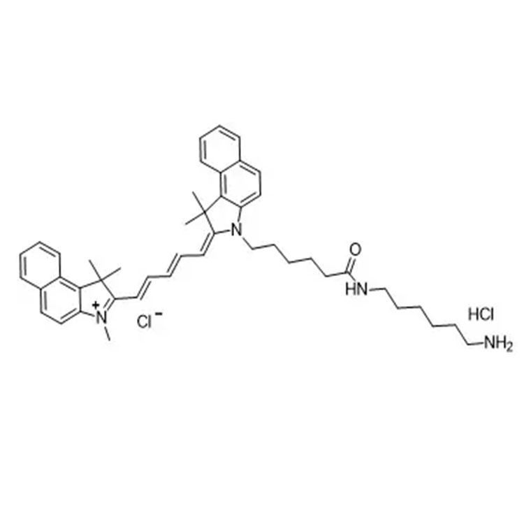 Cy5.5-PEG-amine，Cyanine5.5-PEG-NH2，MW：1000